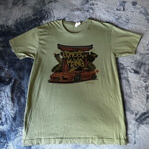 JDM CAR STREET KINGS T-Shirt. Size Medium Green